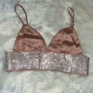 Rose gold & silver top